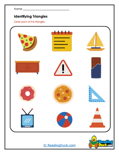Triangle Tracker Worksheet