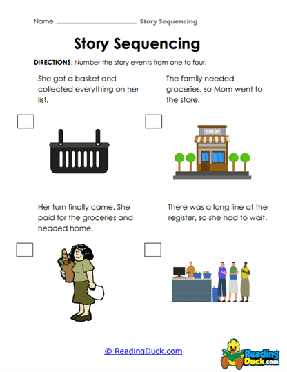 Shopping Trip Worksheet