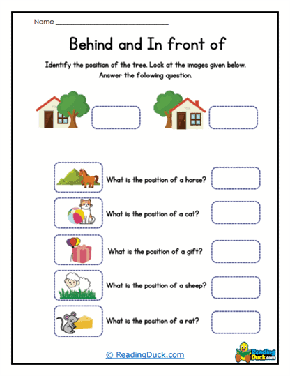 Position Pals Worksheet