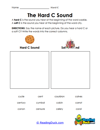 Sound Sorting Worksheet