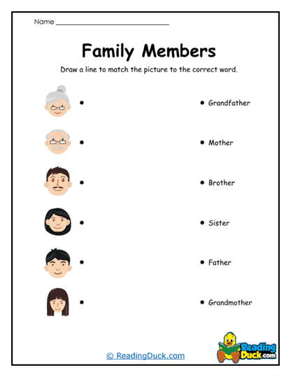 Family Fun Worksheet