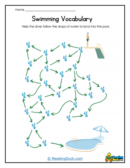 Water Maze Worksheet