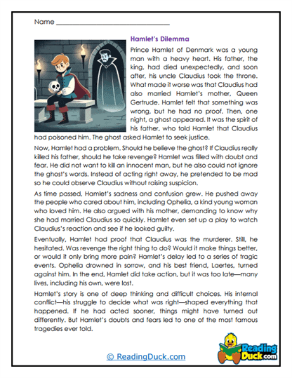 Ghost Trouble Worksheet