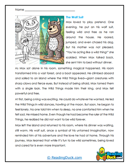 Wolfy Wonder Worksheet