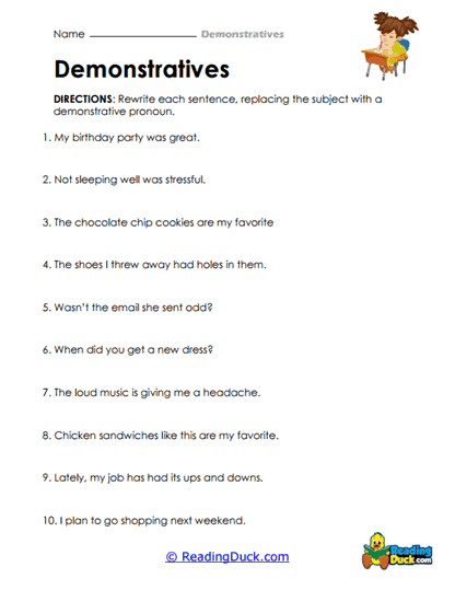 Subject Swap Worksheet