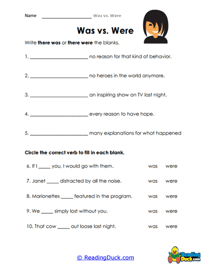 Reasons and Responses Worksheet