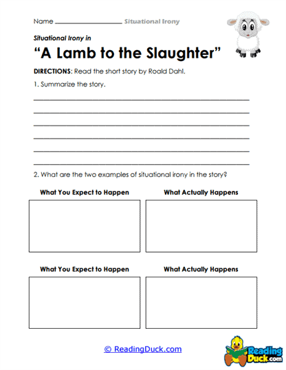 Lamb Twist Worksheet
