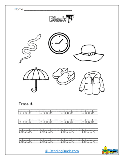 Object Match Worksheet