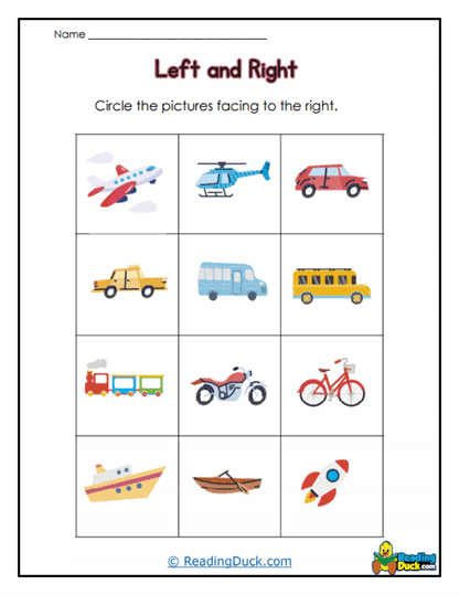 Right Sight Worksheet