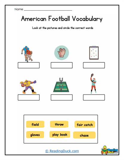 Playbook Choices Worksheet