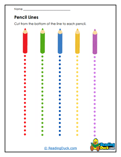Pencil Paths Worksheet