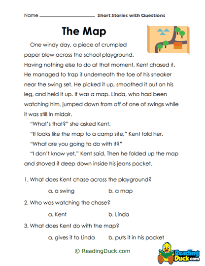 Treasure Hunt Worksheet