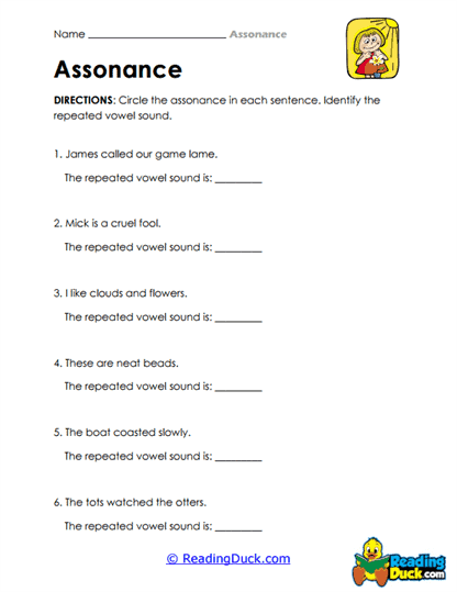 Sound Circles Worksheet