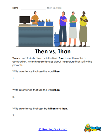 Sentence Snapshot Worksheet