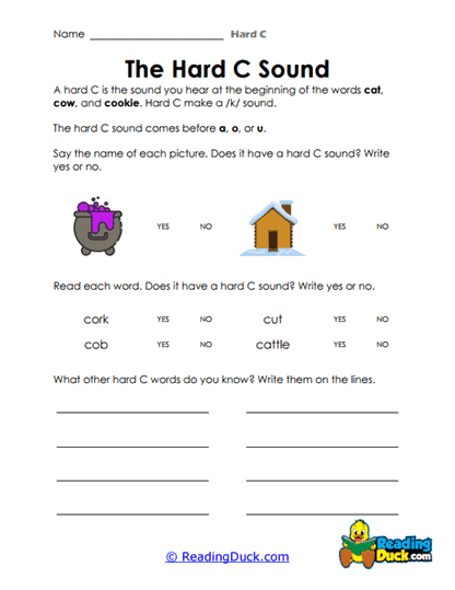 Sound Yes/No Worksheet