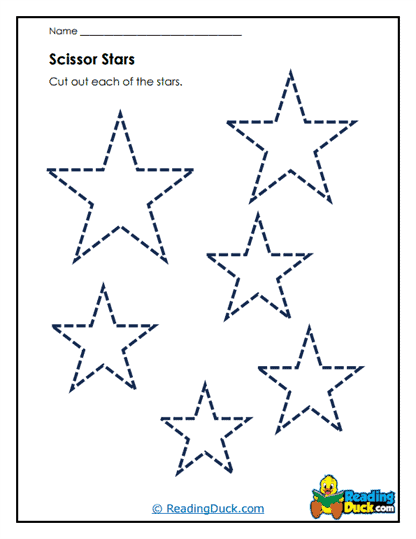 Star Cutter Worksheet