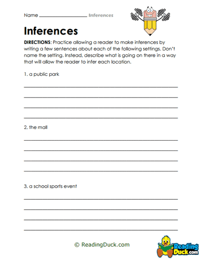 Setting Sleuth Worksheet