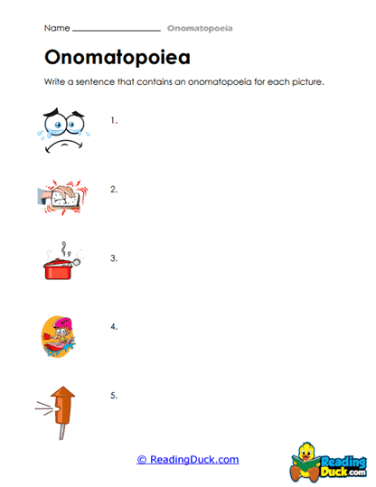 Sound Sentence Fun Worksheet
