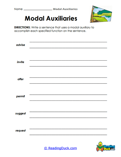 Sentence Solutions Worksheet