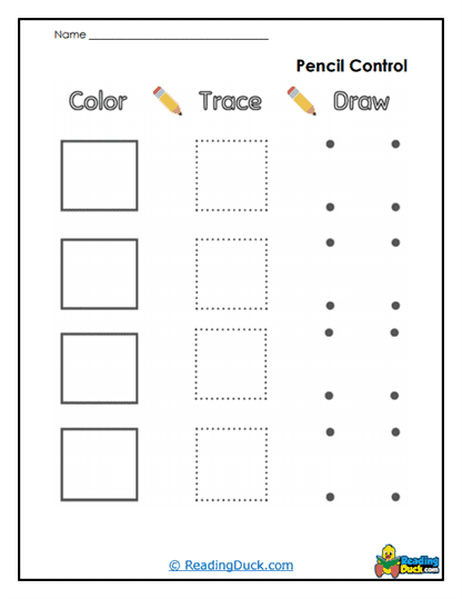Square Mastery Worksheet
