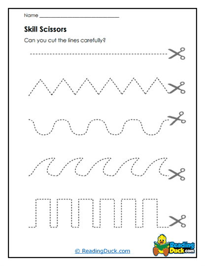 Zigzag Mastery Worksheet