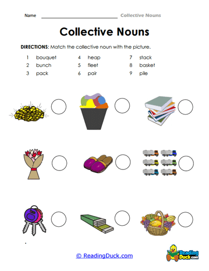 Picture Match Worksheet