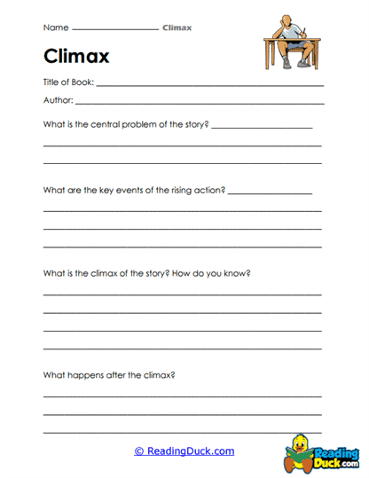 Story Breakdown Worksheet