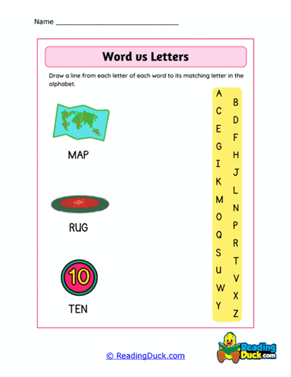 Word Finder Worksheet