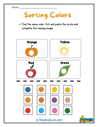 Color Circles Worksheet