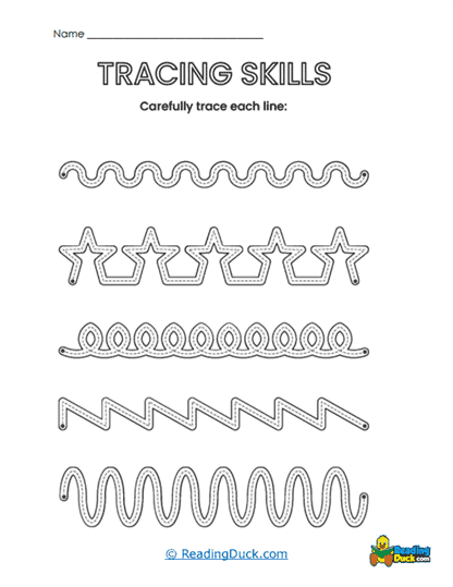 Wavy Lines Worksheet
