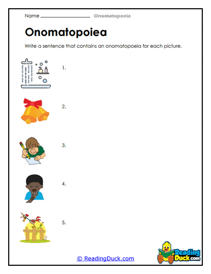 Picture Phrases Worksheet