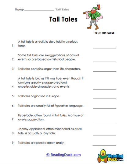 Exaggeration Explorer Worksheet