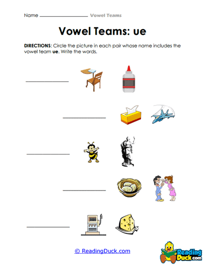 UE Match-Up Worksheet
