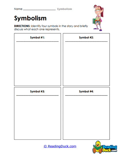 Story Symbols Worksheet