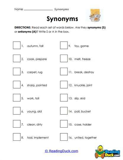 Twin Talk Worksheet