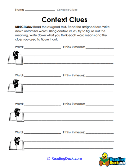 Clue Tracker Worksheet