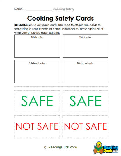 Safety Sort Worksheet
