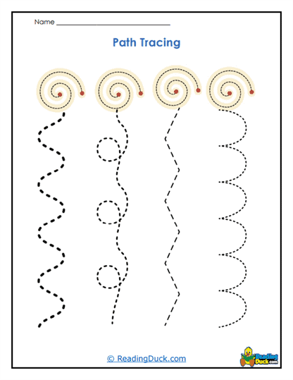 Ladybug Loops Worksheet