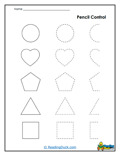 Shape Journey Worksheet