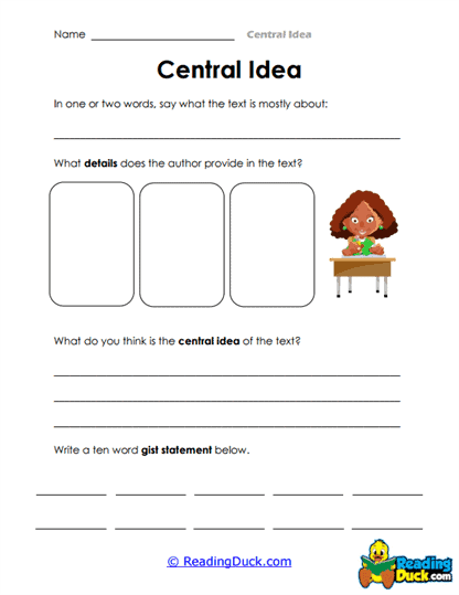Idea Snapshot Worksheet