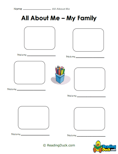 Family Faces Worksheet