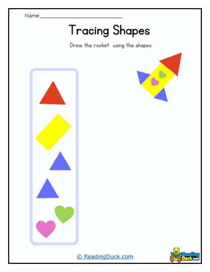 Boxed Rocket Worksheet