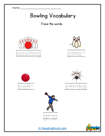 Trace the Strikes Worksheet