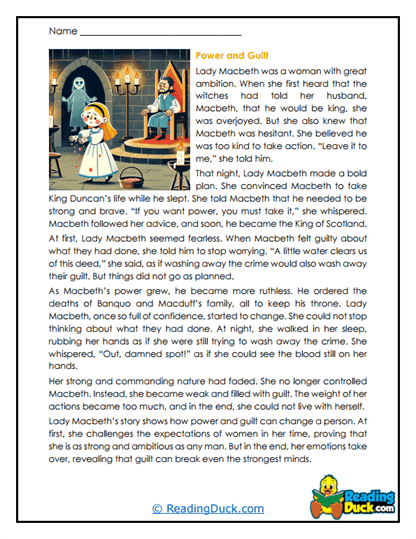 Guilt Games Worksheet