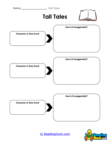 Hyperbole Hunt Worksheet