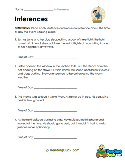 Time Teller Worksheet