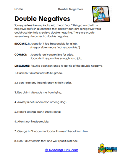 Prefix Precision Worksheet