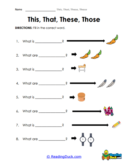 What’s That? Worksheet