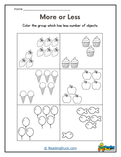 Strawberry Count Worksheet