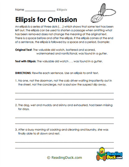 Ellipse Worksheets